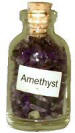 Amethyst Gemstone Bottle $1.50