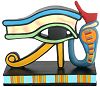 Egyptian Eye Figurine