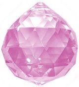 Purple Hanging Prism Ball