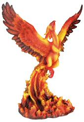 11" H Phoenix Rising Statue