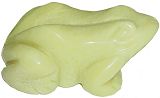 Chrysoprase Frog Carving