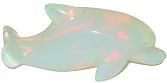 Opalite Dolphin Carving