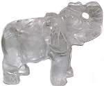 Quartz Elephant Carving