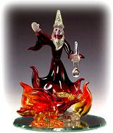 Glass Merlin Figurine