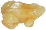 Orange Calcite Frog