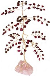Garnet Gemstone Tree