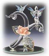 Glass Fairy Figurine