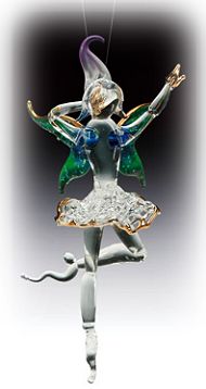 Spun Glass Fairy Suncatcher
