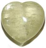 Gold Calcite Heart 