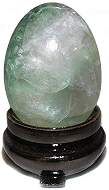 Green Fluorite Egg