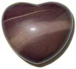Purple Mookaite Heart