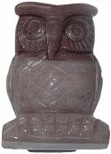 Purple Aventurine Owl Carving