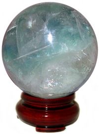 AA Rainbow Fluorite Sphere