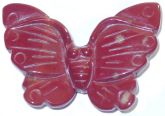 Red Jasper Butterfly Carving