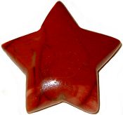 Red Jasper Star Carving