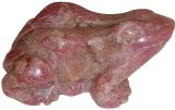 Rhodonite Frog Carving