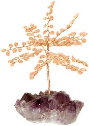 Rose Quartz Gem Tree
