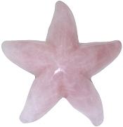 Rose Quartz Starfish Carving
