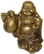 Gold Lucky Buddha Statue