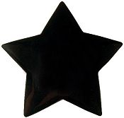 Black Onyx Star Carving