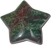 Bloodstone Star Carving