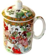 Geisha Party - Tea Cup with Lid