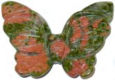 Unakite Butterfly Carving