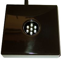 Large White LED Wood Light Base