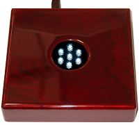 Wood White LED Light Base