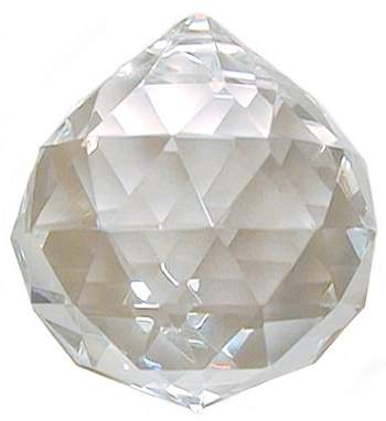 Leaded Crystal Prism Ball