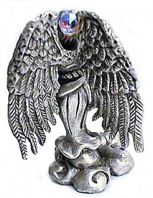 Retired Pewter Angel Figurine