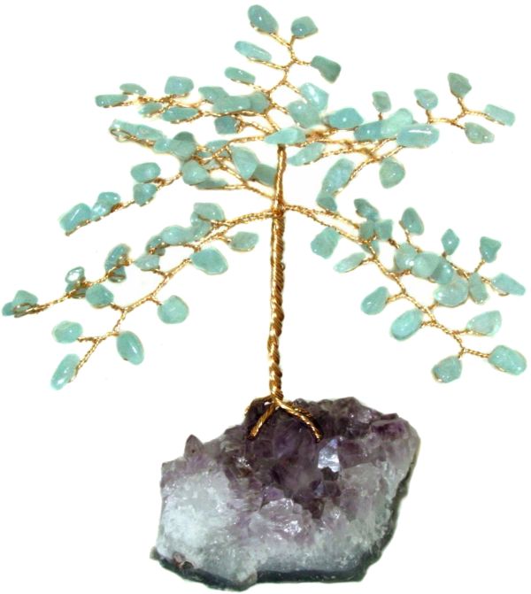 Aquamarine Gem Tree