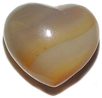 Sea Glass Agate Heart