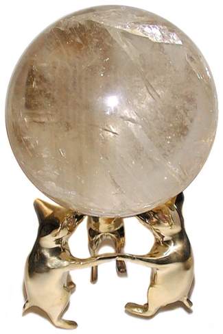 127mm Quartz Crystal Ball with Phantoms