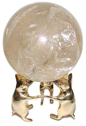127mm Quartz Crystal Ball with Phantoms
