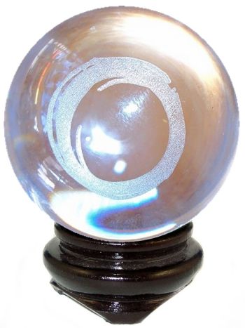 Logo Engraved Crystal Ball