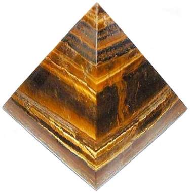 Tiger Eye Pyramid