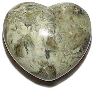 Silver Leaf Heart