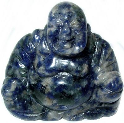 Sodalite Buddha Carving