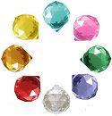 Color Hanging Prism Balls