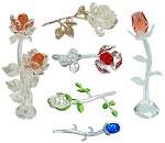 Crystal Rose Figurine