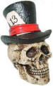 Mad Hatter Skull Bust