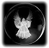 Laser Angel Crystal Ball