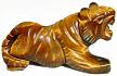 Tiger Eye Carved Tiger