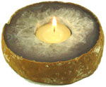 Agate Candle Holder