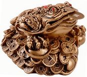 Large Money Frog on Treasure