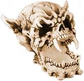Demon Skull Figurine