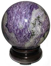 Charoite Sphere