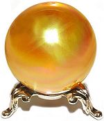 Gold AB Crystal Ball