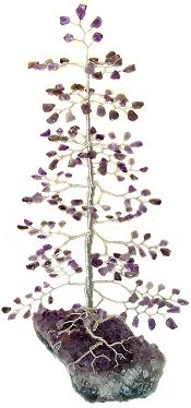 Large Amethyst Gemstone Tree